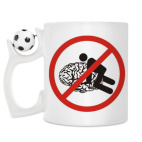 Кружка с футбольным мячиком