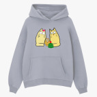 Толстовка худи оверсайз