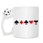 Кружка с футбольным мячиком