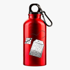 Металлическая бутылка 400 мл UV-DTF