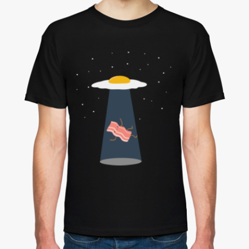 Футболка с принтом Завтрак