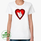 Женская футболка органик