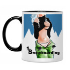 Кружка двухцветная