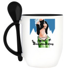 Кружка с ложкой