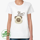 Женская футболка органик