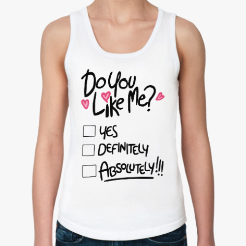 Женская майка с принтом Gravity Falls - Do you like me