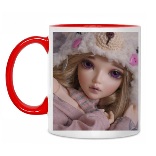 Кружка с принтом Кукла