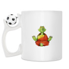 Кружка с футбольным мячиком