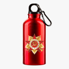 Металлическая бутылка 400 мл UV-DTF