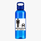 Прозрачная спортивная бутылка