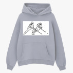 Толстовка худи оверсайз