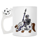 Кружка с футбольным мячиком