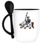 Кружка с ложкой