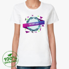 Женская футболка органик