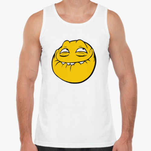 Майка с принтом Trollface