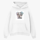 Толстовка худи оверсайз