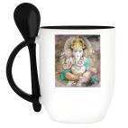 Кружка с ложкой