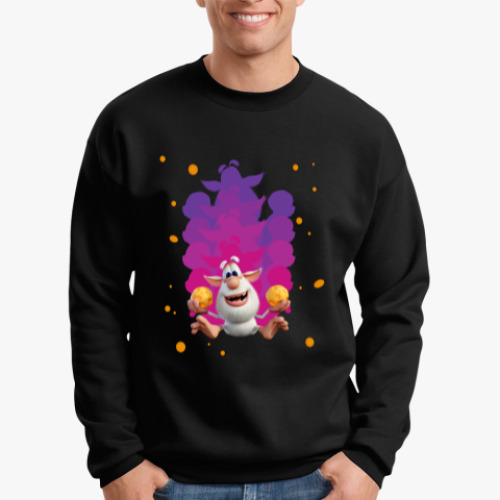 Свитшот с принтом Скользящий Буба