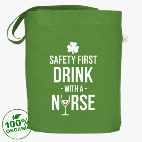 Сумка шоппер с принтом День святого Патрика