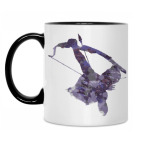 Кружка двухцветная