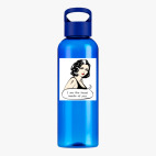 Прозрачная спортивная бутылка