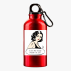 Металлическая бутылка 400 мл UV-DTF