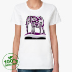 Женская футболка органик