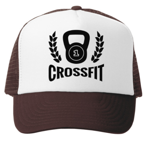 Кепка-тракер с принтом Кроссфит логотип с гирей
