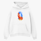 Толстовка худи оверсайз