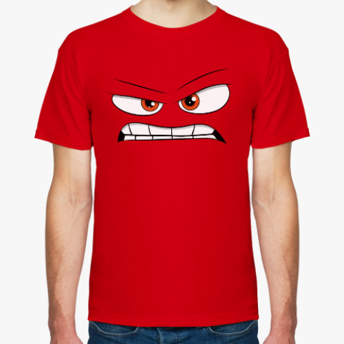 Футболка с принтом Гнев