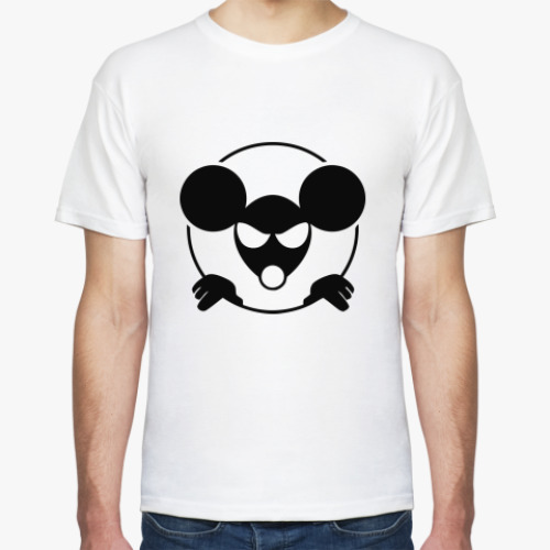 Футболка с принтом  Mau5