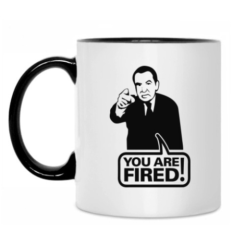 Кружка с принтом Fired