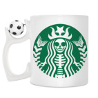 Кружка с футбольным мячиком