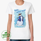 Женская футболка органик