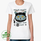 Женская футболка органик