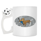 Кружка с футбольным мячиком