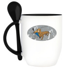 Кружка с ложкой