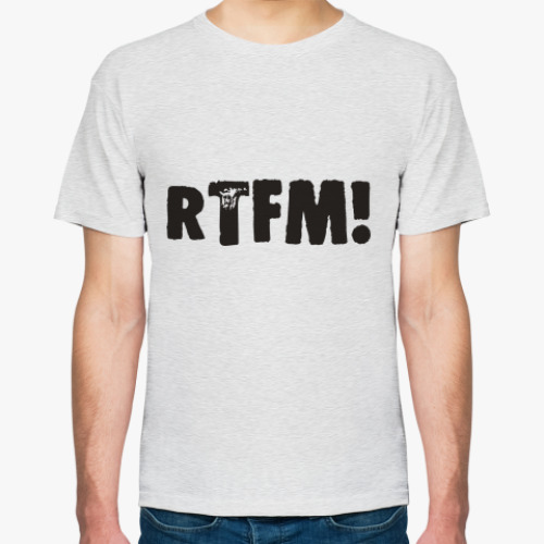 Футболка с принтом rtfm