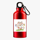 Металлическая бутылка 400 мл UV-DTF