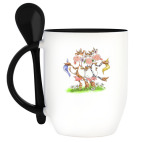 Кружка с ложкой