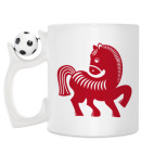 Кружка с футбольным мячиком