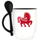 Кружка с ложкой