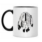 Кружка двухцветная