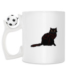 Кружка с футбольным мячиком