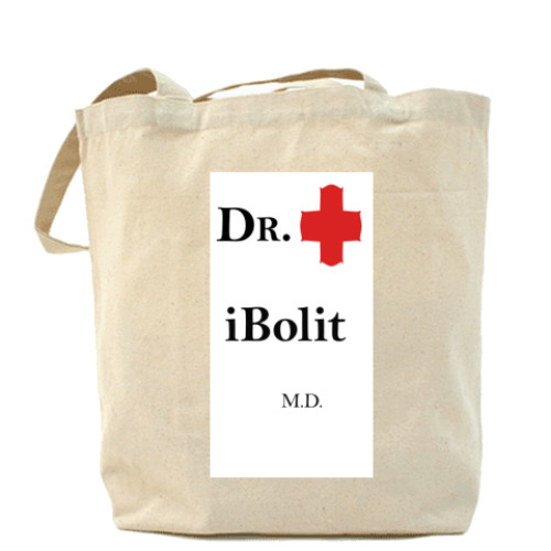 Сумка шоппер с принтом Dr.iBolit