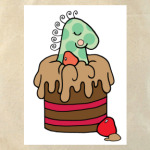  Шоколадный кекс