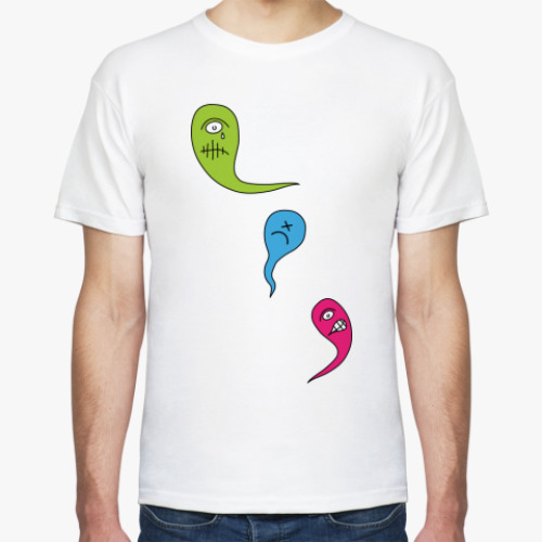 Футболка с принтом Хромосомы