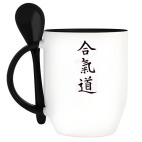 Кружка с ложкой