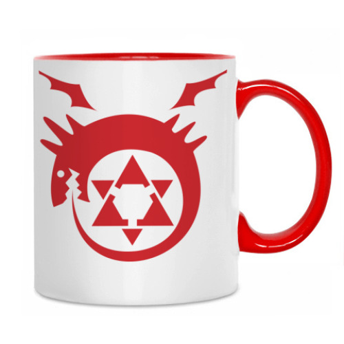 Кружка с принтом FMA 01