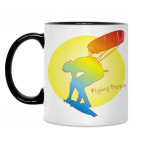 Кружка двухцветная